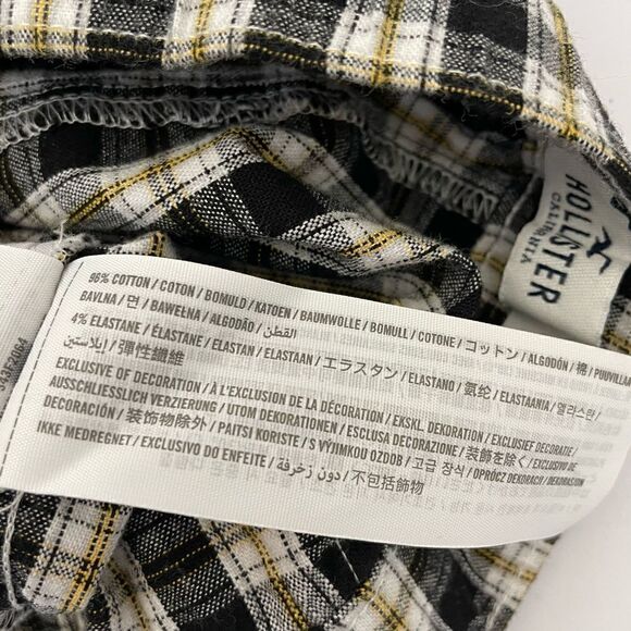 New! Hollister| XSmall Has Stretch Cotton Plaid Mini Skirt - Picture 4 of 12